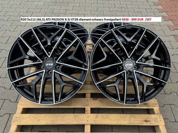 R20 5x112 (66,5) ATS Passion 8.5J ET28 új felnik alufelnik 20" 20col