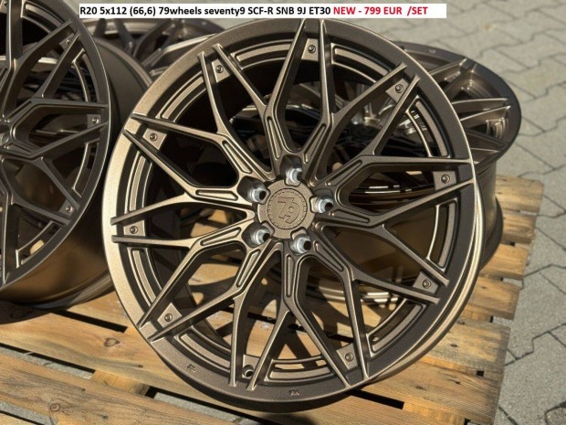R20 5x112 (66,6) 79wheels seventy9 SCF-R SNB 9J ET30 új felni alufelni