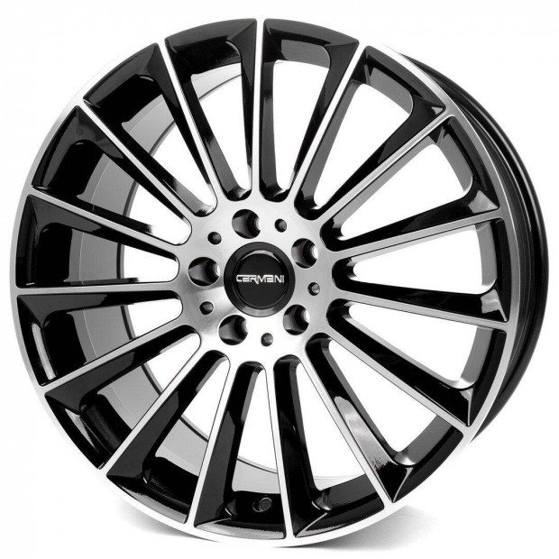 R20 5x112 (66,6) Carmani CA17 Fritz 8.5J ET23 Black Diamond 2db felni