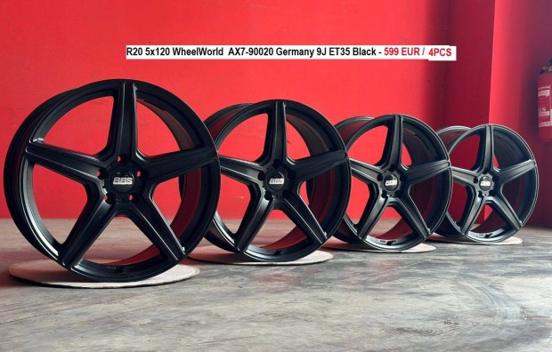 R20 5x120 (76,9) Wheelworld AX7-90020 Germany bmw alufelnik 20"