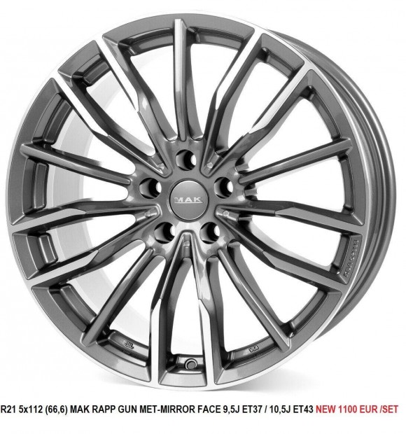 R21 5x112 (66,6) MAK RAPP ktszles j bmw X5 X6 G05 G06 alufelnik