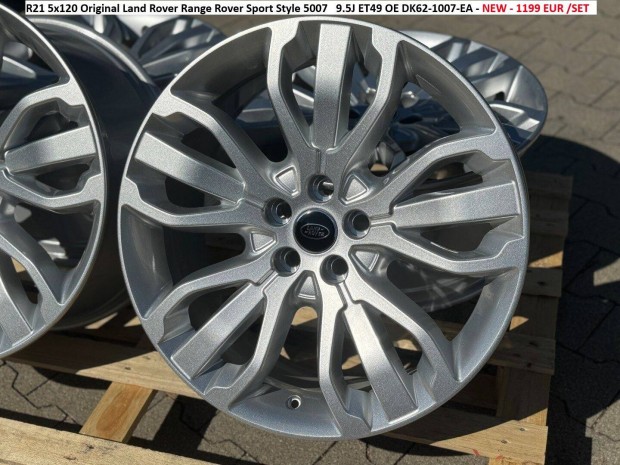 R21 5x120 Original Land Rover Range Rover Sport Style 5007 gyári felni