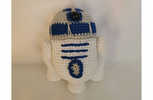 R2-D2 asztrodroid Artu amigurumi horgolssal kszlt, j! Elad!