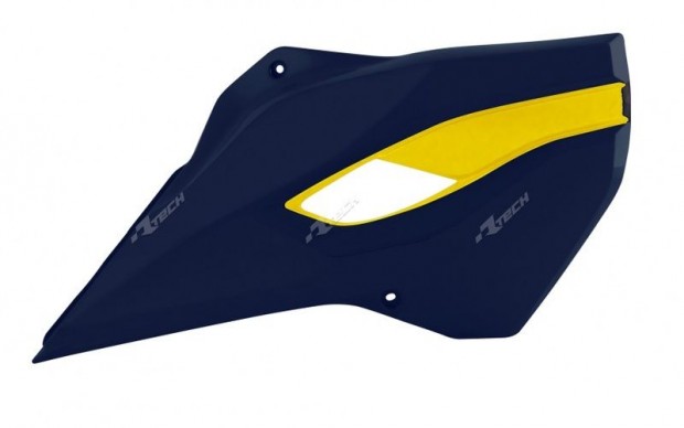 RACETECH hűtővédők gyári színben kék/sárga Husqvarna számára