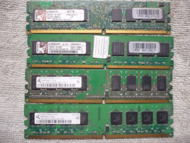 RAM DDR2 4 x 1 GB