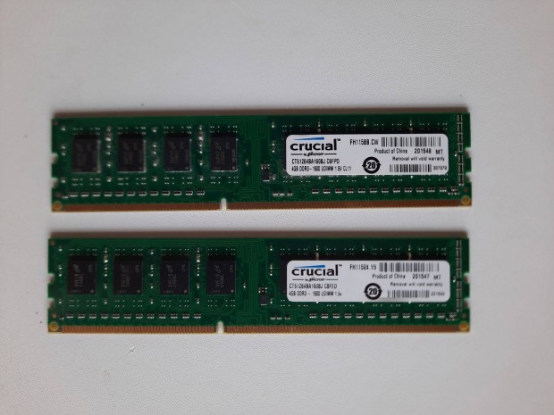 RAM DDR3-as 8 GB (2x4GB) memria