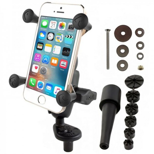 RAM MOUNTS X-Grip Rvid Karos Telefon Tart Villa Szras Alappal