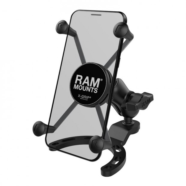 RAM MOUNTS X-Grip telefon tartó rövid karral, kis üzemanyagtartály ala
