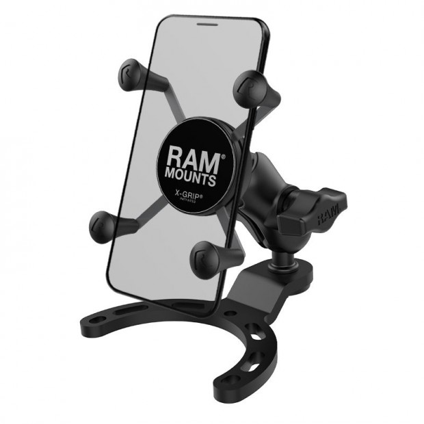 RAM MOUNTS X-Grip telefon tartó rövid karral, kis üzemanyagtartály ala