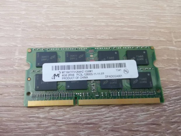 RAM Micron 4GB DDR3 1600MHz MT16KTF51264HZ-1G6M1