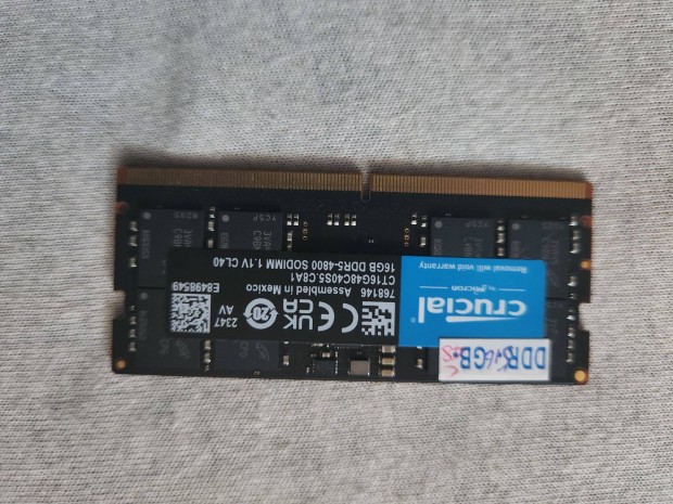 RAM crucial 16GB DDR5 SO-DIMM