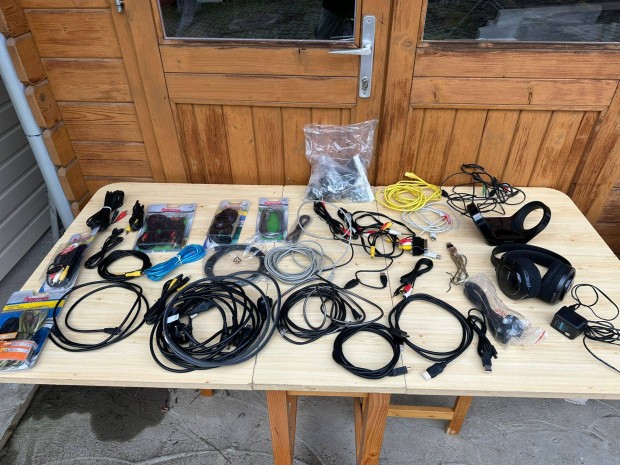 RCA, HDMI kábel csomag + sony fejhallgató