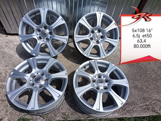RC 5x108 16 col alufelni szett