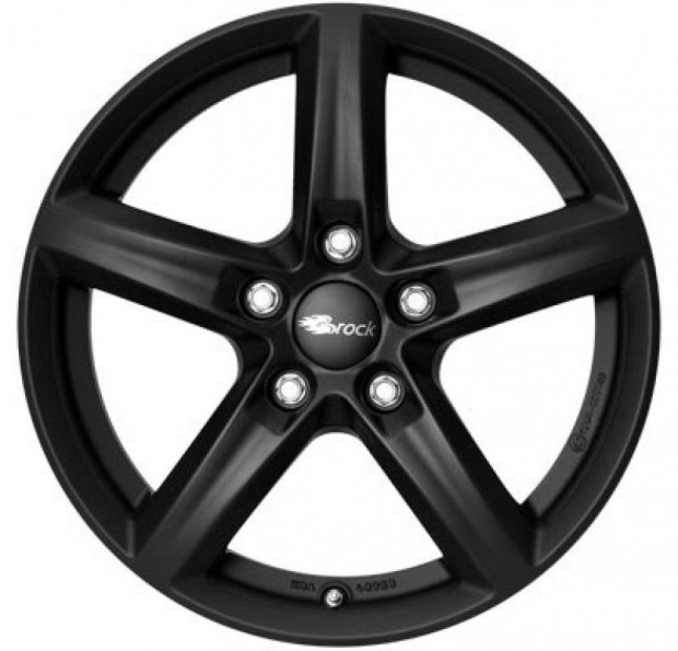 RC RC24 SKM - Vilgos matt fekete 6,5X16 5X105 ET39 CB56,6 | alufelni