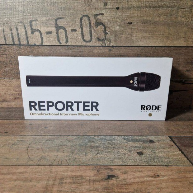 RDe Reporter dinamikus riporter mikrofon - fekete