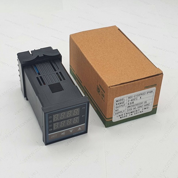 REX-C100 hmrsklet vezrl 0-400 fok rex c100 termosztt ssr alarm