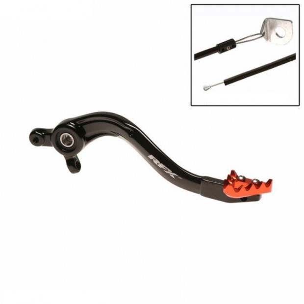 RFX Pro ST hts fkkar (kemny anodizlt fekete/narancs) - KTM SX/EXC