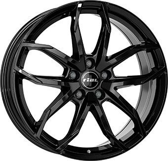 RIAL LUCCA Fényes fekete 6,5X16 5X112 ET41 CB57,1 | alufelni |