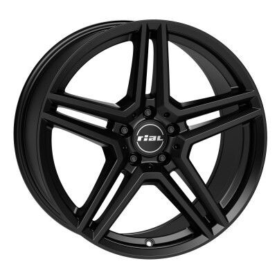 RIAL M10X Matt fekete 7,5X17 5X112 ET51 CB66,5 | alufelni |