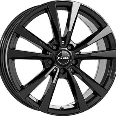 RIAL M12 Fényes fekete 7,5X18 5X112 ET44 CB66,6 | alufelni |