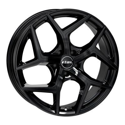 RIAL Salento Fényes fekete 8X18 5X112 ET40 CB66,6 | alufelni |