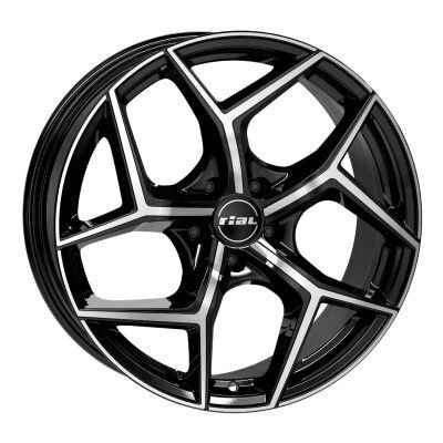RIAL Salento Gy�m�nt fekete Pol�rozott 8X19 5X114,3 ET50 CB70,1 |