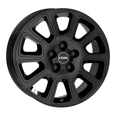 RIAL TRANSPORTER 2 Fényes fekete 6X15 5X118 ET68 CB71,1 | alufelni |