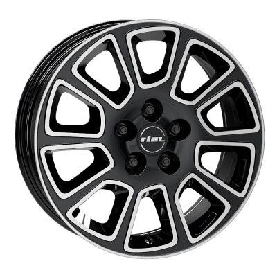 RIAL TRANSPORTER 2 Fényes fekete Polírozott 7,5X18 5X120 ET60 CB65,1