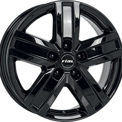 RIAL TRANSPORTER 5 Fényes fekete Gloss Black 7X17 5X120 ET55 CB65,1 |