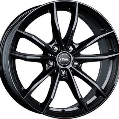 RIAL X12 Fényes fekete 8X18 5X112 ET30 CB66,6 | alufelni |