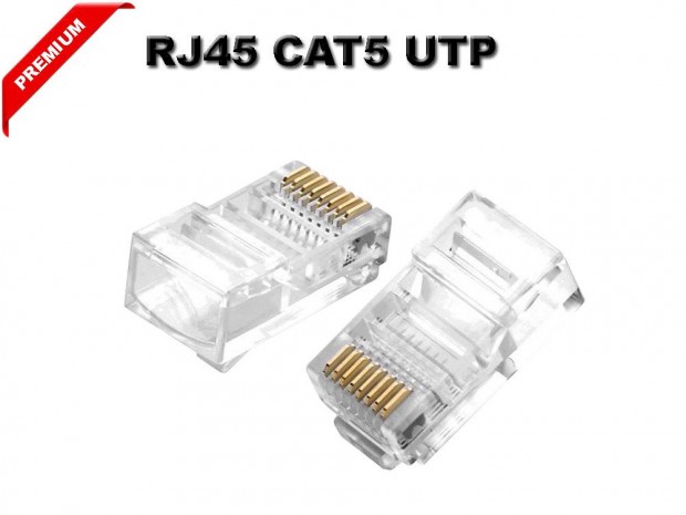 RJ45 csatlakoz CAT5 hlzati kbel vezetk csatlakoztatshoz CCTV P