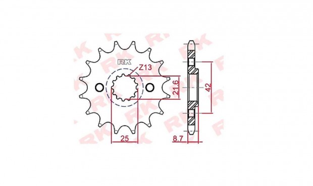 RK C4157 Kawasaki EX Klx EL Z Zzr j els lnckerk