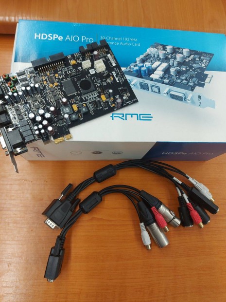 RME Hdspe AIO Pro Professzionlis DAC, hangkrtya elad