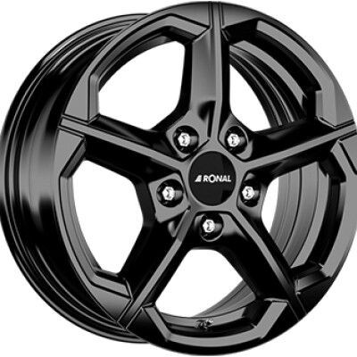 RONAL CA1 Fényes fekete 6X16 5X130 ET68 CB78,1 | alufelni |