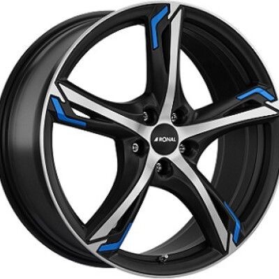 RONAL R62 BLUE Tompa fekete Polírozott 8,5X20 5X114,3 ET40 CB82 |