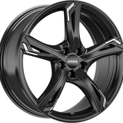 RONAL R62 CHROME Fényes fekete 8,5X20 5X108 ET40 CB76 | alufelni |