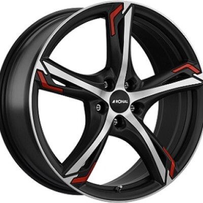 RONAL R62 RED Tompa fekete Polírozott 8,5X20 5X114,3 ET40 CB82 |