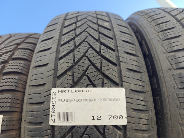 ROTALLA SETULA 4 SEASON RA03 100V XL 215/60R17 7MM DOT4819 HASZNÁLT