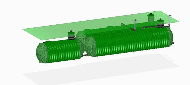 ROTO -120m3 tzivz, oltvz polietiln rendszer