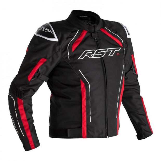 RST S-1 textil dzseki fekete/piros/fehér férfi méret XXL
