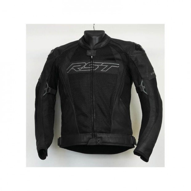 RST Tractech Evo 4 bőr dzseki - fekete, 3XL méretben