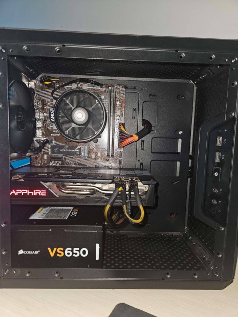 RX 5700XT, Ryzen 5 5500, 32GB ram gamer pc eladó (garanciás)