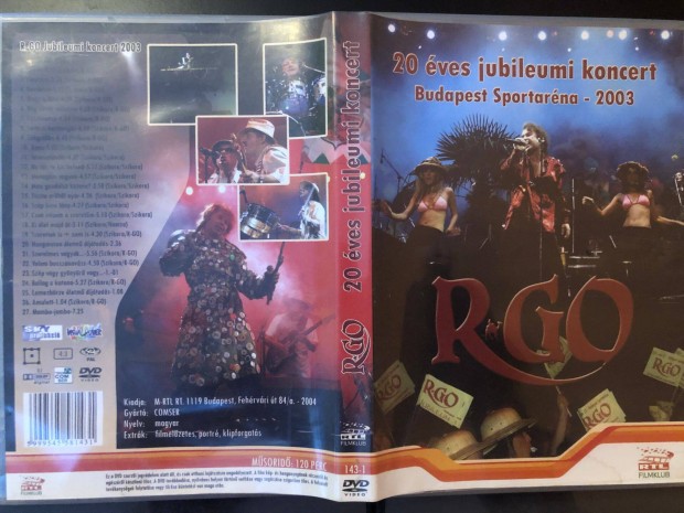 R-Go 20 ves jubileumi koncert Zenei DVD