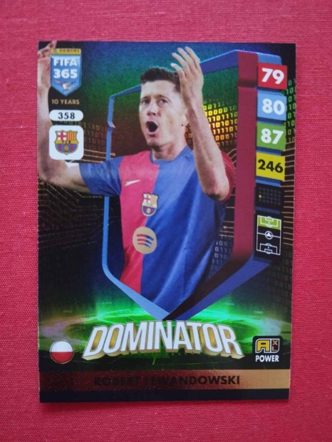 R. Lewandowski (Barcelona) FIFA 365 2025 Power Dominator focis krtya