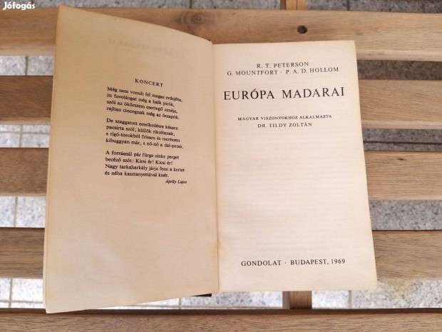 R. T. Peterson : Eur�pa madarai