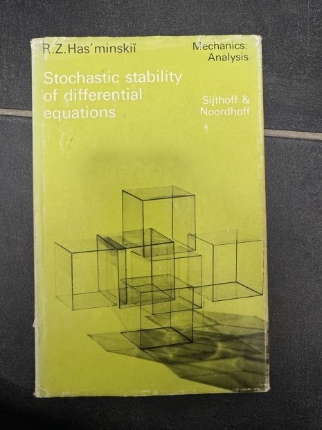 R. Z. Hasminskii Stochastic Stability of Differential Equations