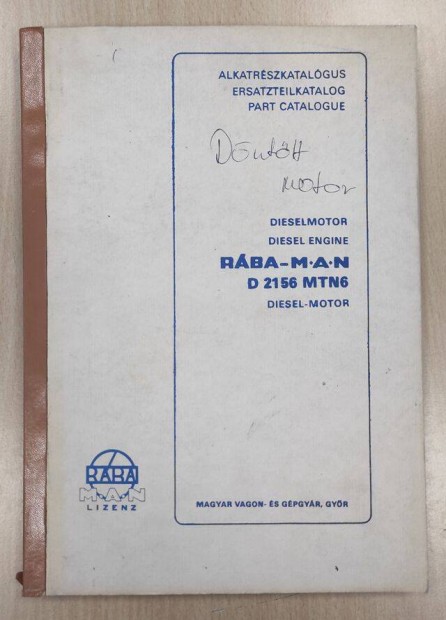 Rba 2156 Mtn6 Diesel-motor alkatrszkatalgus