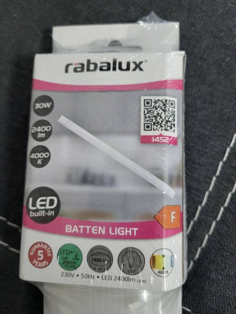 Rabalux 1452 LED konyhapult lmpa Batten Light 30W|4000K