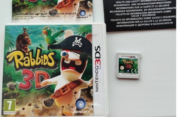 Rabbids 3D Nintendo 3DS játék