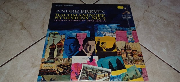 Rachmaninoff Previn Canada bakelit hanglemez